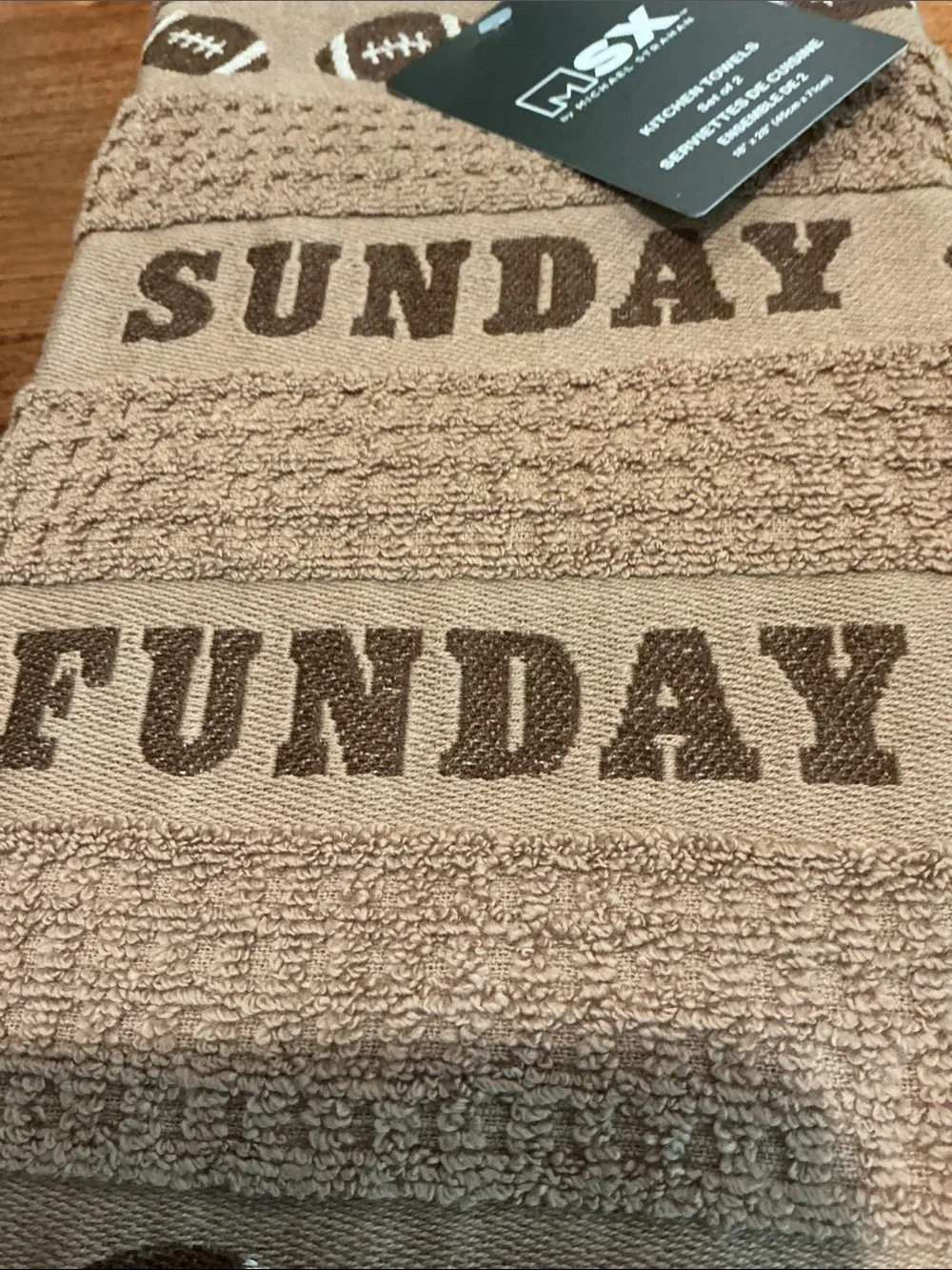 Fall Football Kitchen Towels - Set of 2